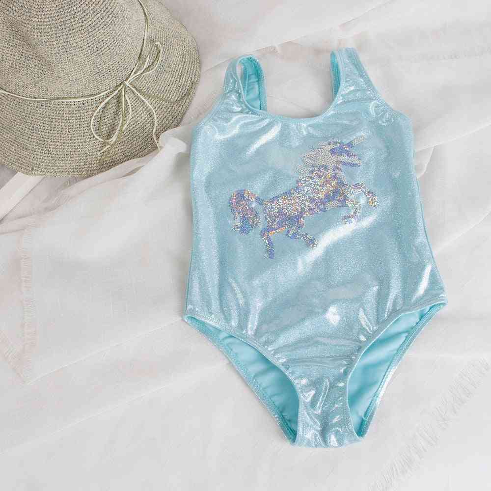 Unicorn Printed Swimwear For