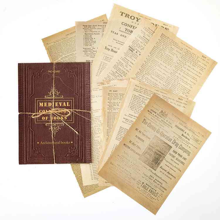 Designer antika medeltida rekordbok scrapbooking / korttillverkning / journaling projekt