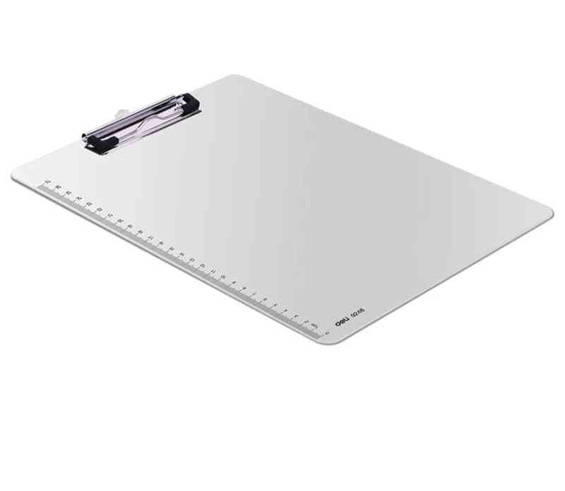 Deli Writing Board Clamp, Pp Material A4 Pad Plate Clip