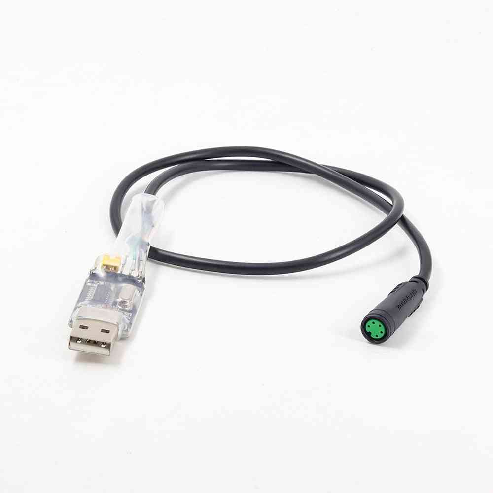 Programovací kábel USB pre elektrické bicykle, stredný hnací motor, diely pre bafang