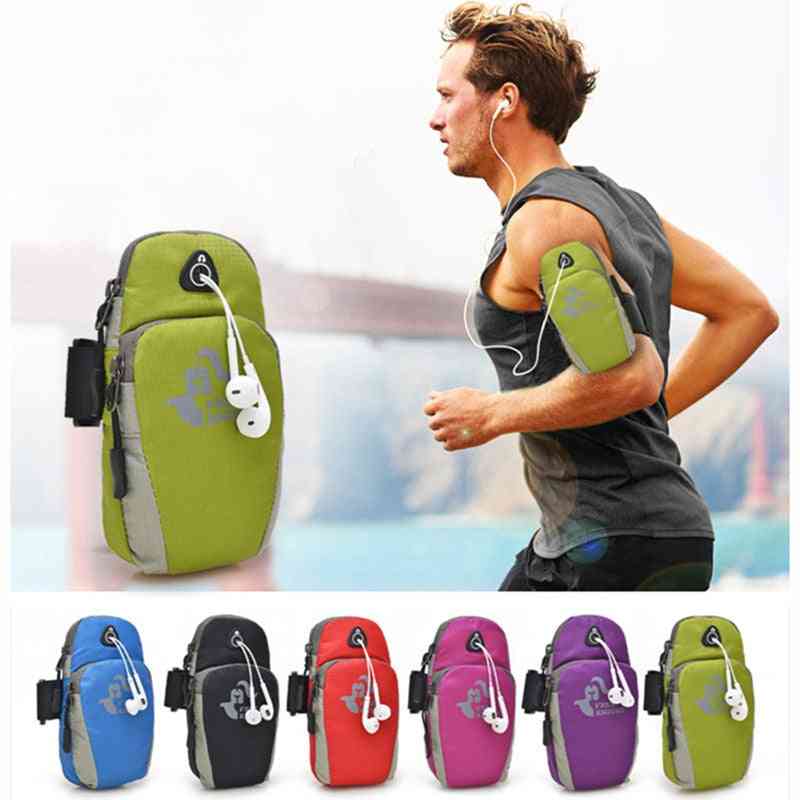 Sport hardlopen gym jogging telefoon outdoor waterdichte nylon celhouder tas voor wandelen hardloopaccessoires