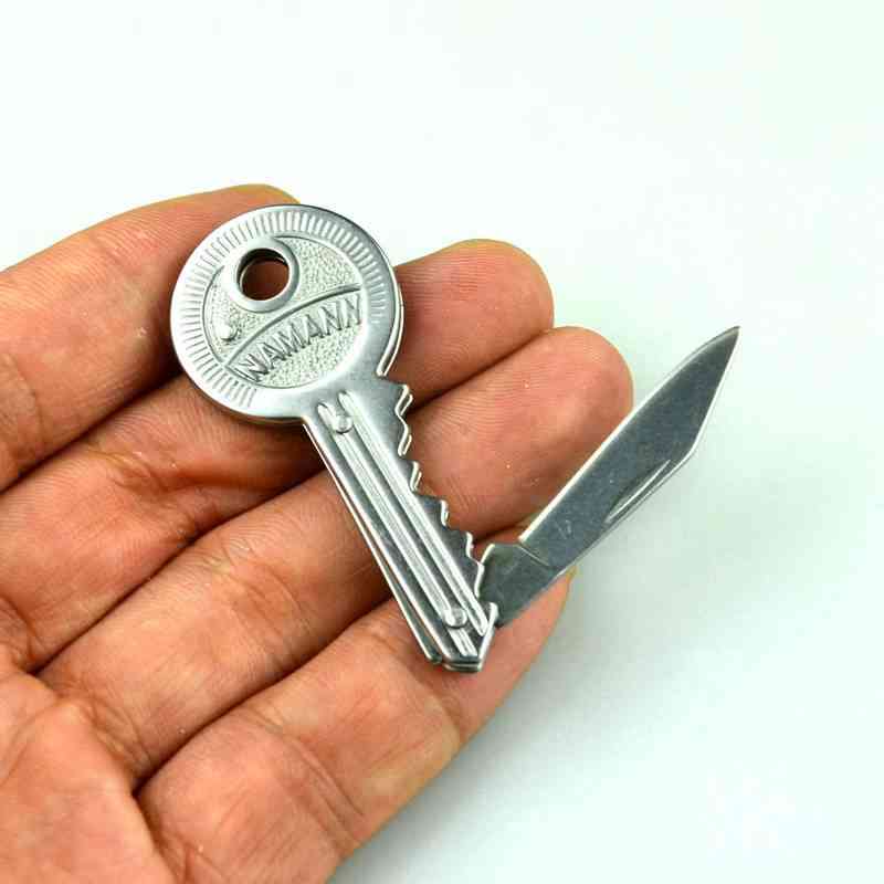 Mini Blade Fold Key Knife Peeler Pare, Peel Gadget, Package Box Letter Opener, Open Survive Pocket Tool