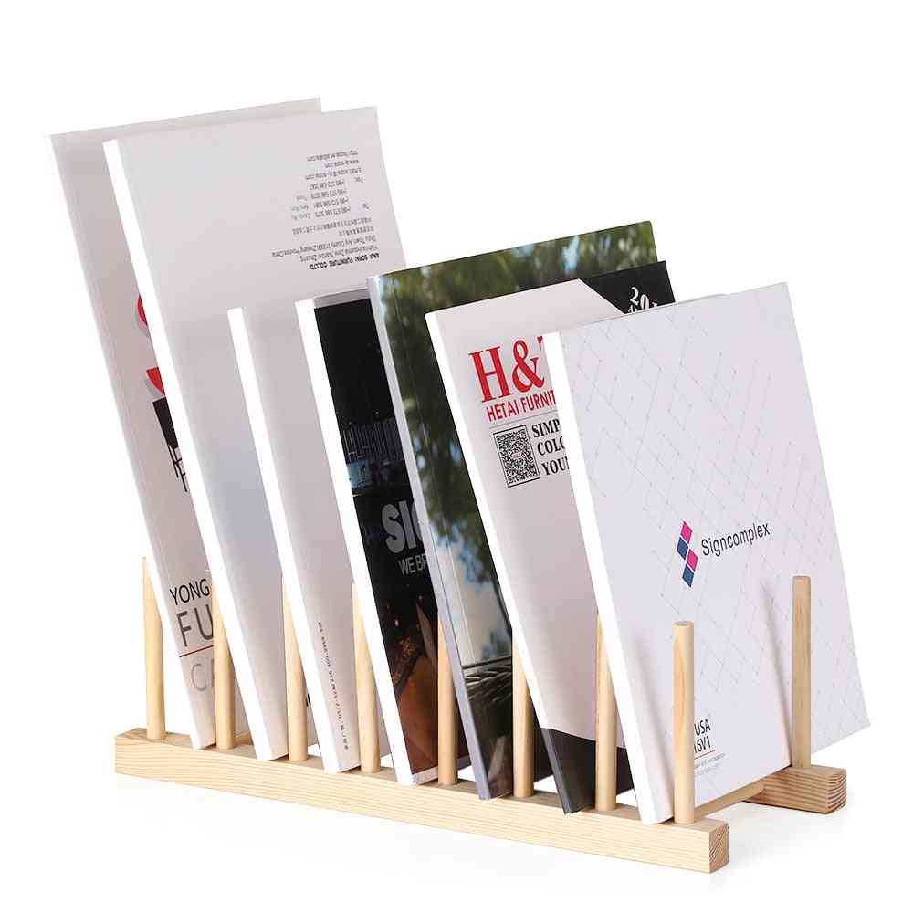 Multi-purpose Book/magazine Display Wooden Stand