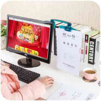 Korea creative computer display computer special document input input typewriting entry clip / holder paper