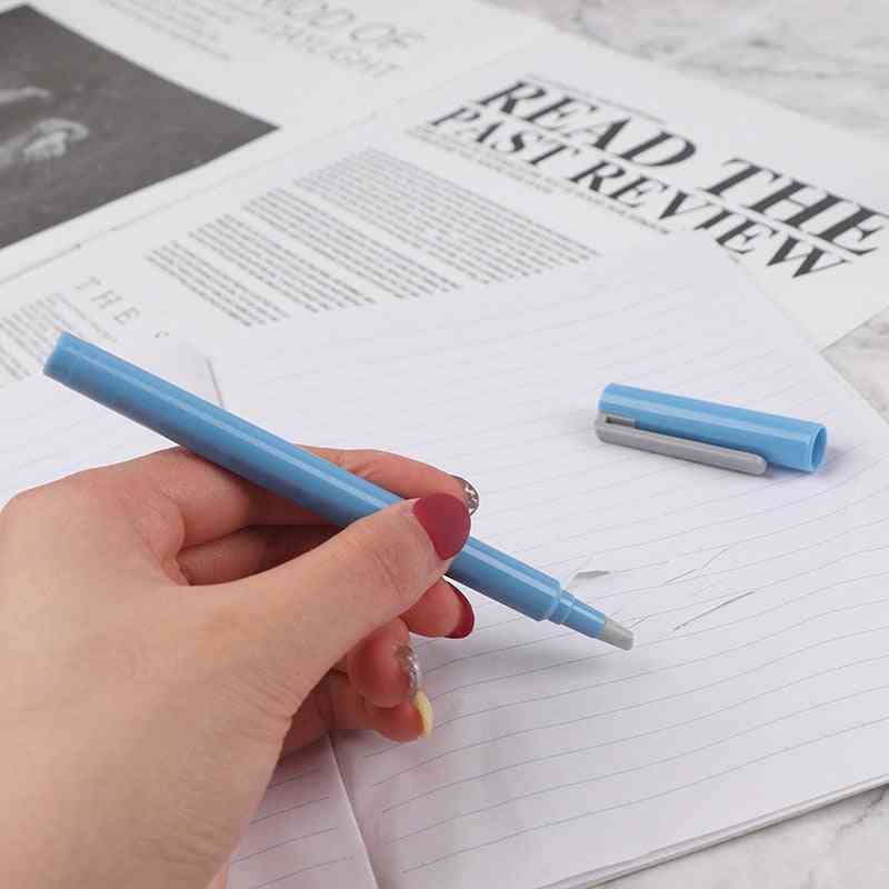 Paperileikkurin luova kynä, muotoiltu turvallisuus, keraaminen timanttimaalaus, pergamenttikärki, ei ruostetta, kestävä kotityökalu