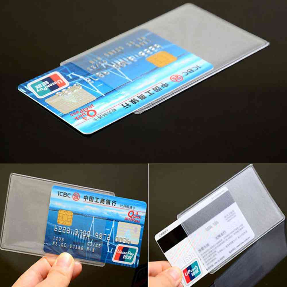 Tire Protector Student Credit Protect Business Card, Transparent Protective Cover