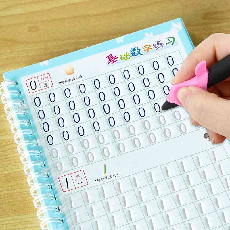 Children's 8pcs Young Copybook Groove Calligraphy Practice Board