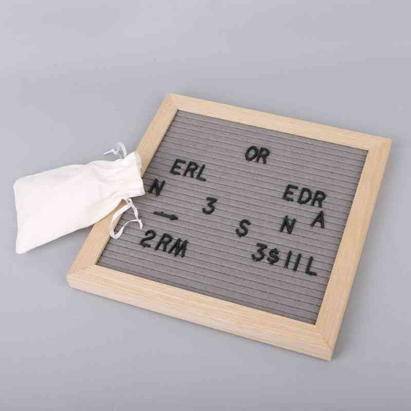 2pcs Characters For Felt Letter Numbers Board