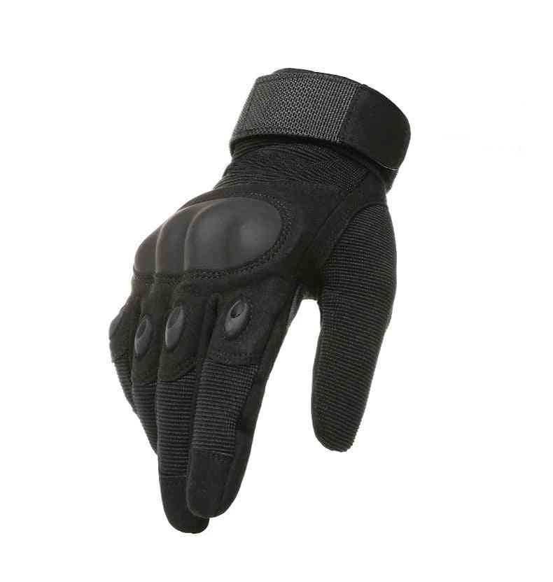 Wear Military Tactical Army Sports Outdoor Shooting Combat Carbon Hard Knuckle Full Finger Gloves