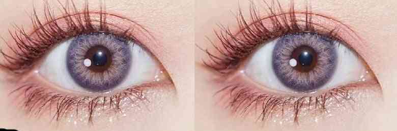 Čtyřbarevné kontaktní čočky pro oči