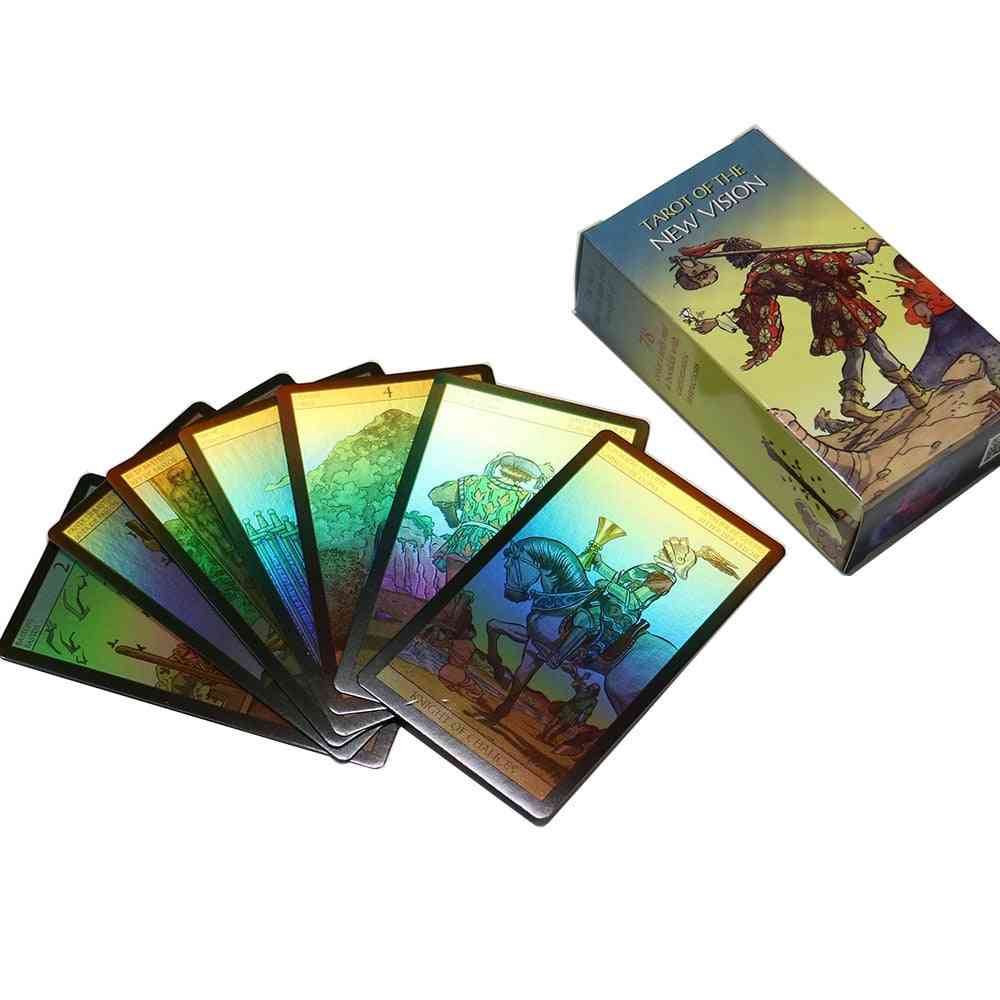 Shine Waite Tarot Cards English Spanish French Word Divination Board Game