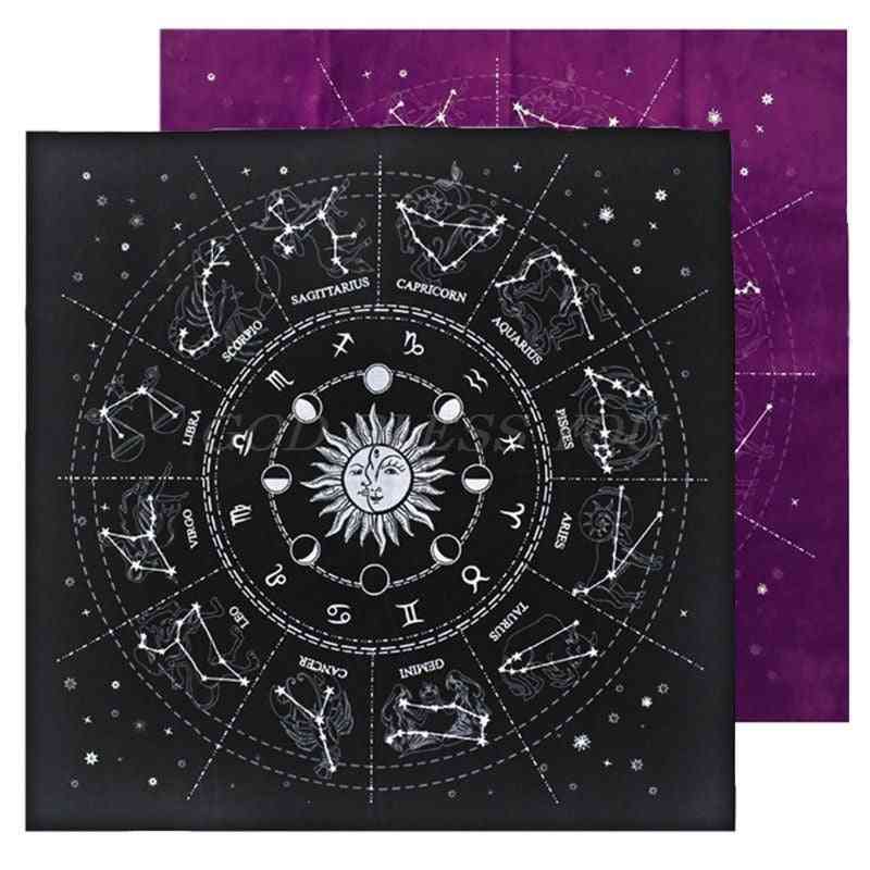 12 Constellations Tarot Card Tablecloth