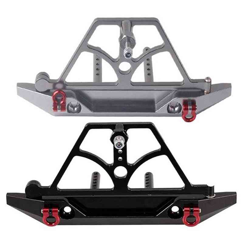 Rear Bumper Bull Bar With Spare Tire Carrier Shackles For Rock Crawler Rc Truck / Jeep