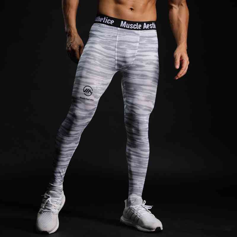Men Compression Tight Leggings Running Sports Male Gym Fitness Jogging Pants