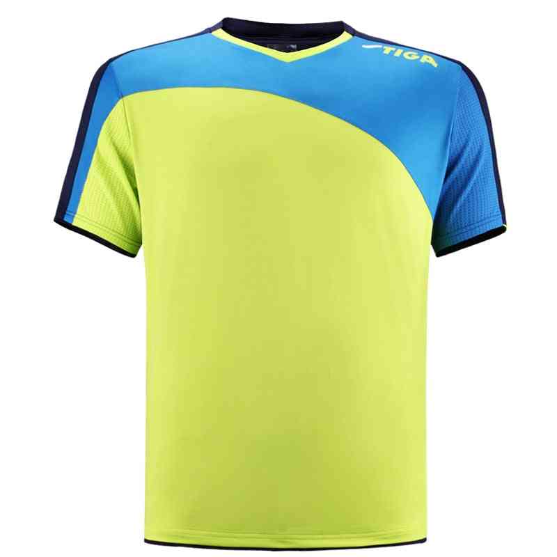 Table Tennis Champion Shirt, Fast Dry Sports Short Sleeve Shirts