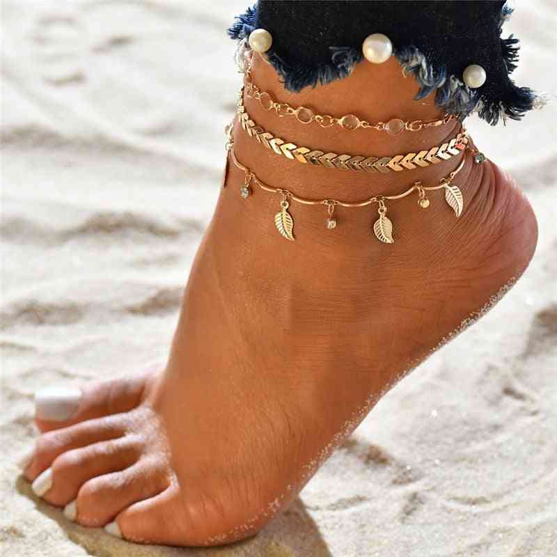Bracelets de cheville modyle, accessoires pour les pieds