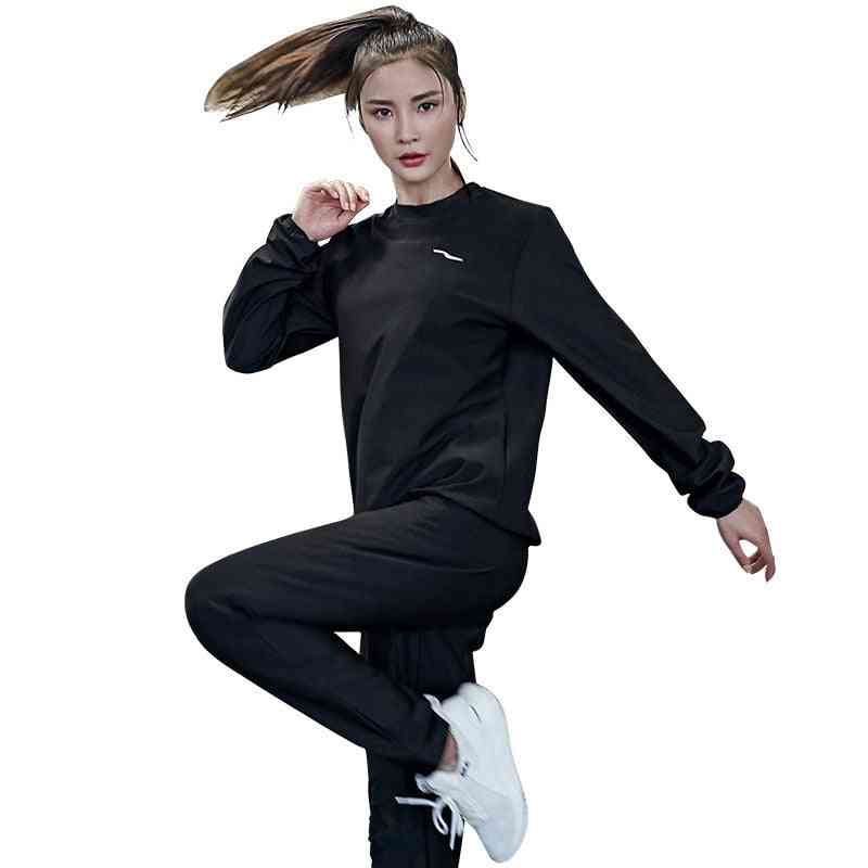 Womens Clothing Loose Sportswear Pullover Set- Top+ Bottom