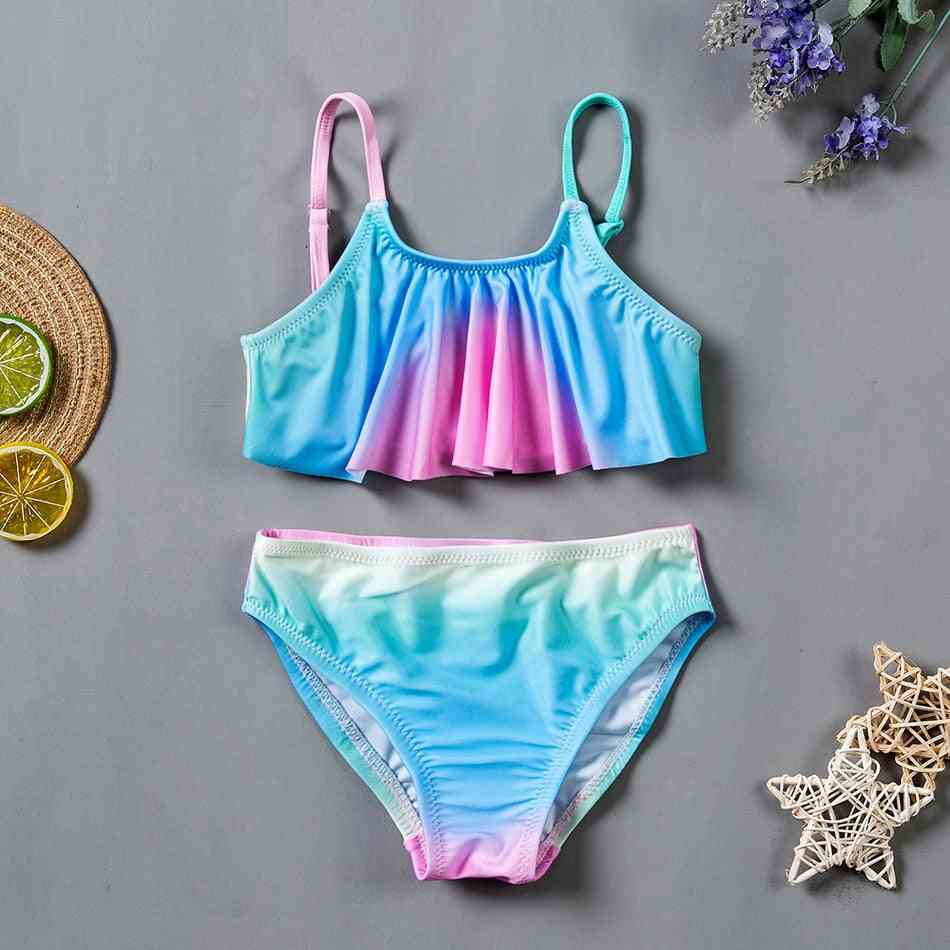 Baby Girl Swimsuits Biquini Swimwear Set
