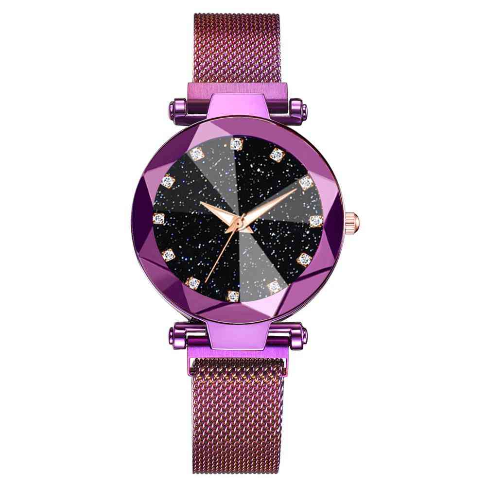 ženski magnetski satovi sa zvjezdanim nebom ručni satovi s dijamantnim kvarcom