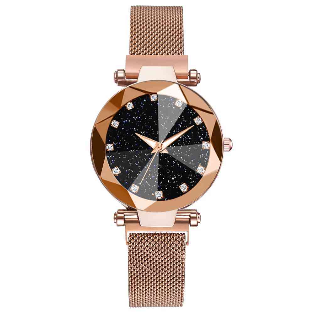 ženski magnetski satovi sa zvjezdanim nebom ručni satovi s dijamantnim kvarcom
