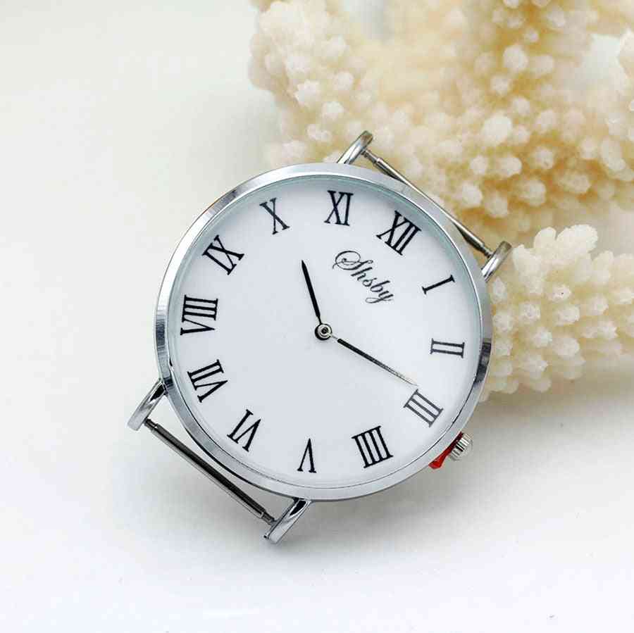 Diy Personality Watch Header, Thin Large Head With Cloth Strap