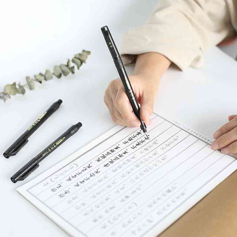 Sada kaligrafického pera - jemná stredná špička štetca na ručné písanie, kreslenie, písanie, podpisové umelecké nástroje