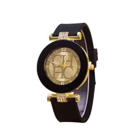 Módní dámské neformální křemenné silikonové hodinky, pánské a dámské náramkové hodinky
