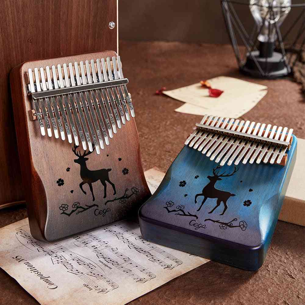 Thumb Piano Mahogany Wooden Mbira Musical Instrumentos Musicales 30 Key Instruments Calimba Machine