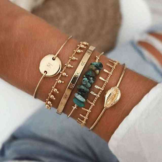 Crystal Multi-layer Bracelets Adjustable Lasso Lobster Bracelet Jewelry