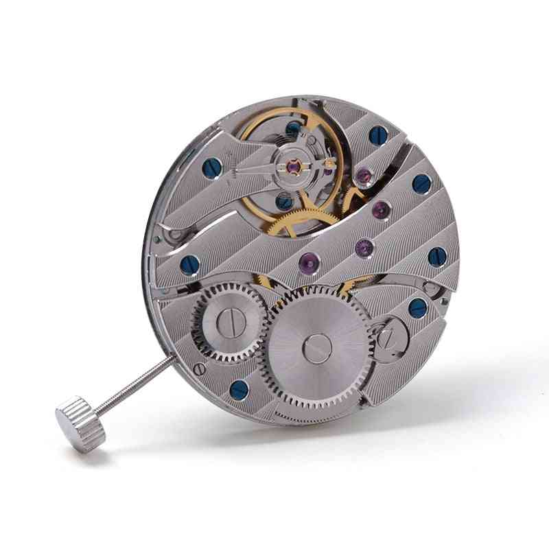 Reloj movimiento joyas mecánico asia, ajuste de cuerda manual para la muñeca de los hombres