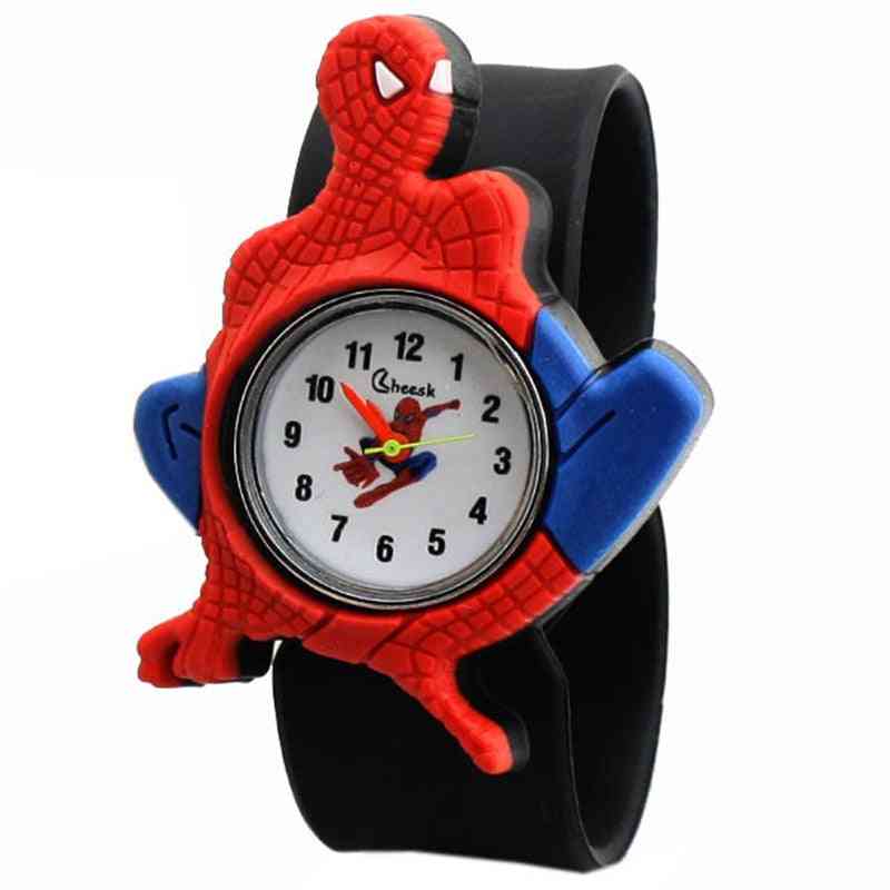 Børns ur, dreng spiderman silikone tegneserie ure