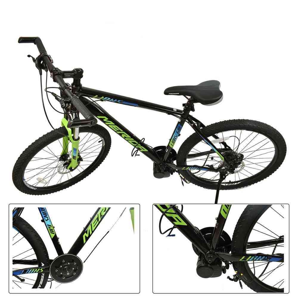 Electric Bicycle Mid Motor With Torque Sensor, Throttle E-brake Lever