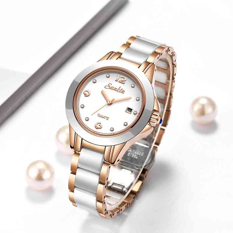 Fashion Ladies Bracelet Watches, Creative Waterproof Quartz