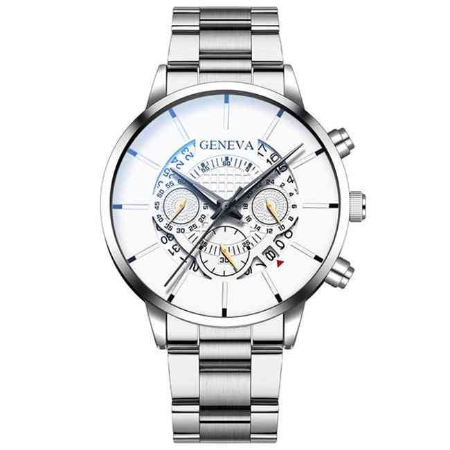 Stainless Steel, Senior Brand, Sports Watch With The Calendar