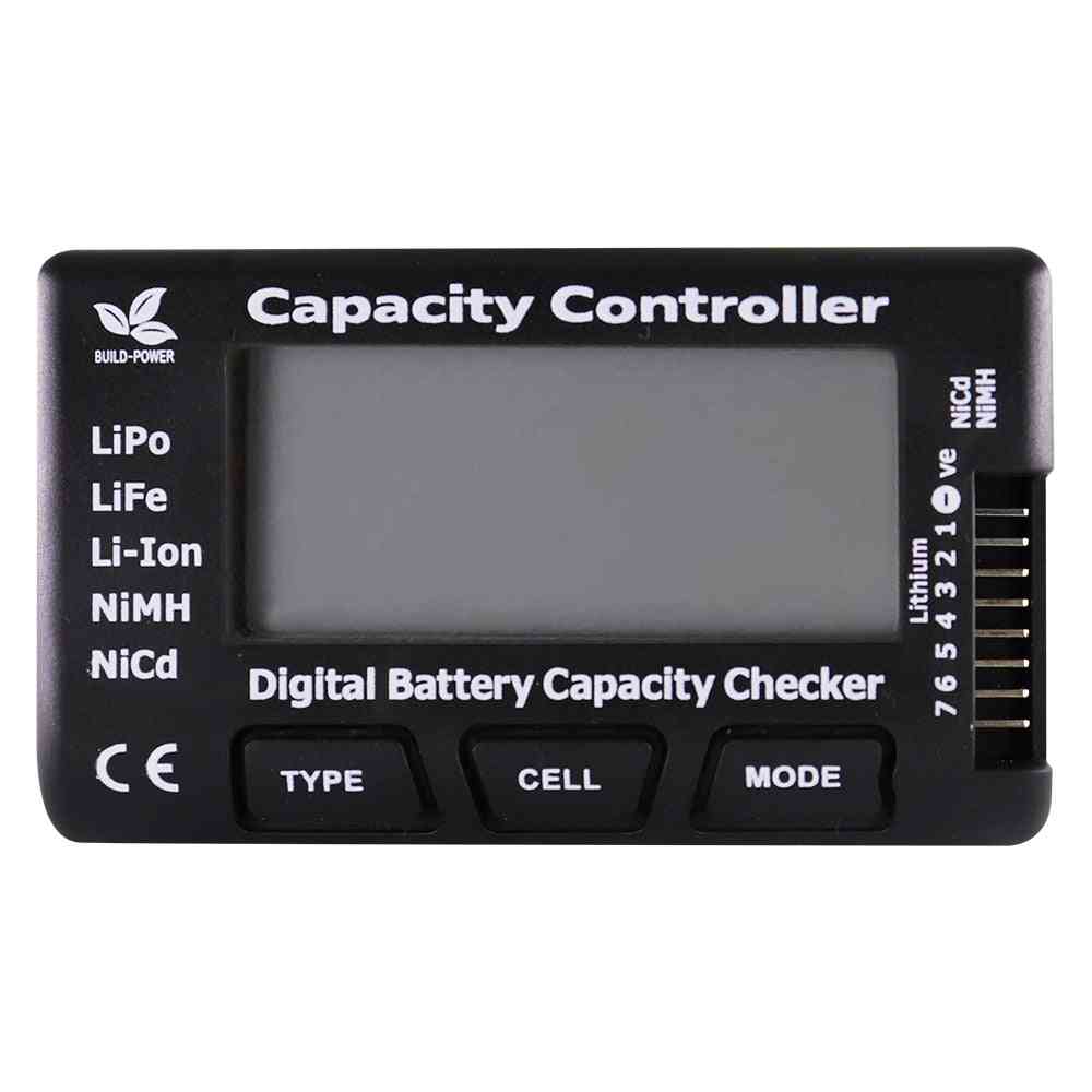 Rc cellmeter-7 comprobador de capacidad de batería digital lipo life li-ion nicd nimh probador de voltaje