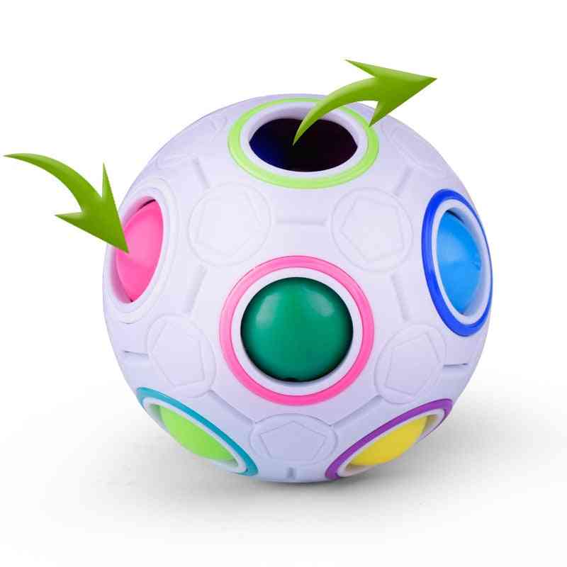 Magische kubus bal-regenboog stressverlichter speelgoed