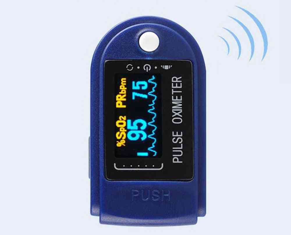Portable Multification Digital Finger Oximeter, Blood Oxygen Heart Rate, Pr Pulse Oled Fingertip