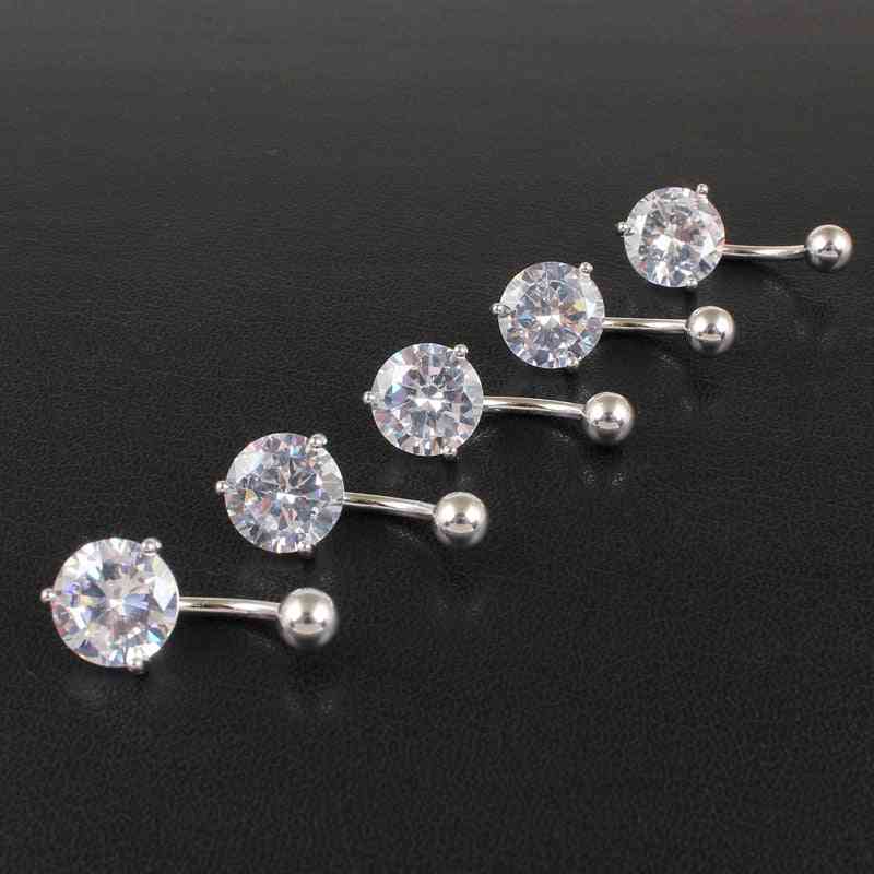 925 Sterling Silver, Belly Button Ring
