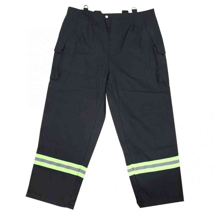 Nehořlavý oděv ohnivzdorný, žáruvzdorný hasič ochranný reflexní plášť, kalhoty
