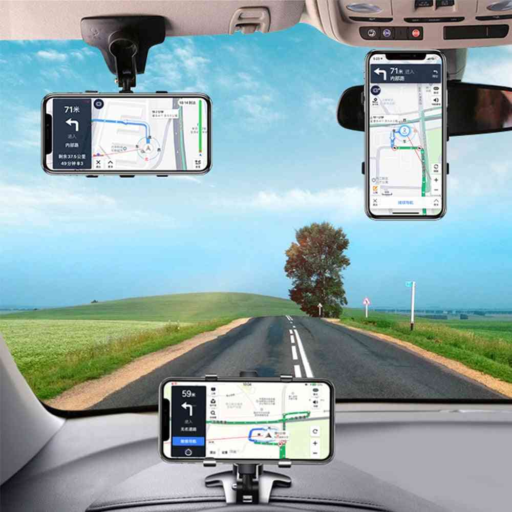 Instrumentbræt til biltelefonholder, mobile stativer, spejl, navigationsbeslag