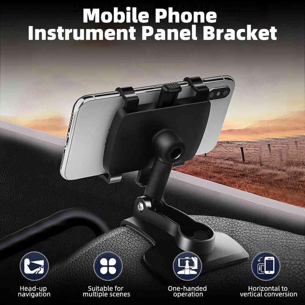 Dashboard Car Phone Holder, Mobile Stands, Rearview Mirror, Navigation Bracket