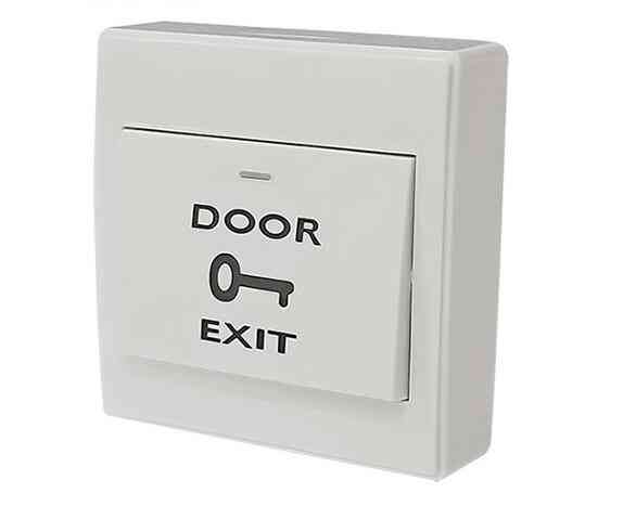 Botón de salida montado / tarjeta lectora interruptor de acceso de puerta abierta cerradura eléctrica adecuada