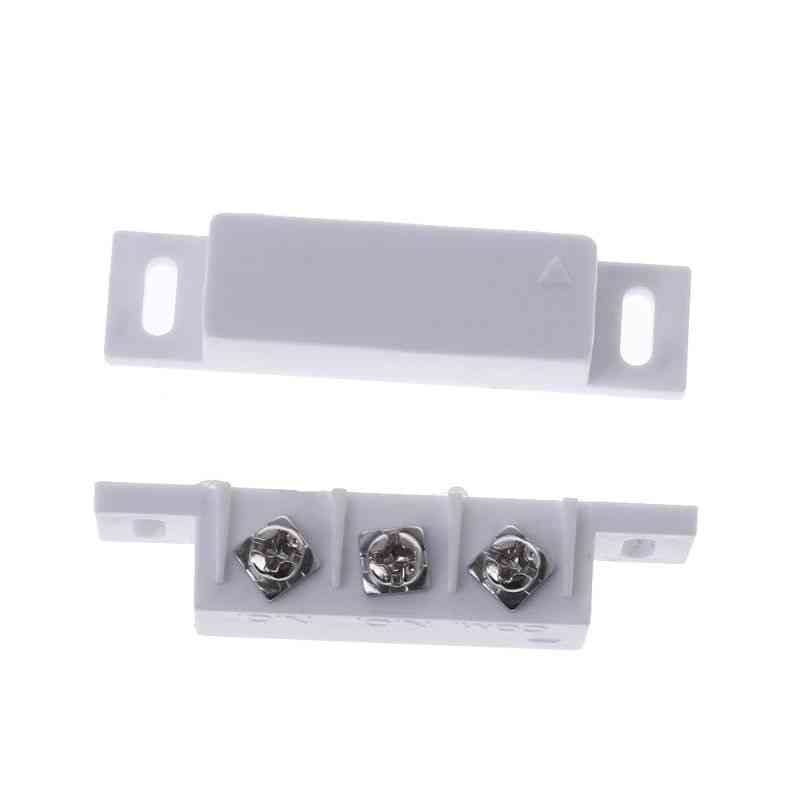 Magnetic Contact Switch Door Sensor, Wired Metal Roller Shutter Doors Alarm System