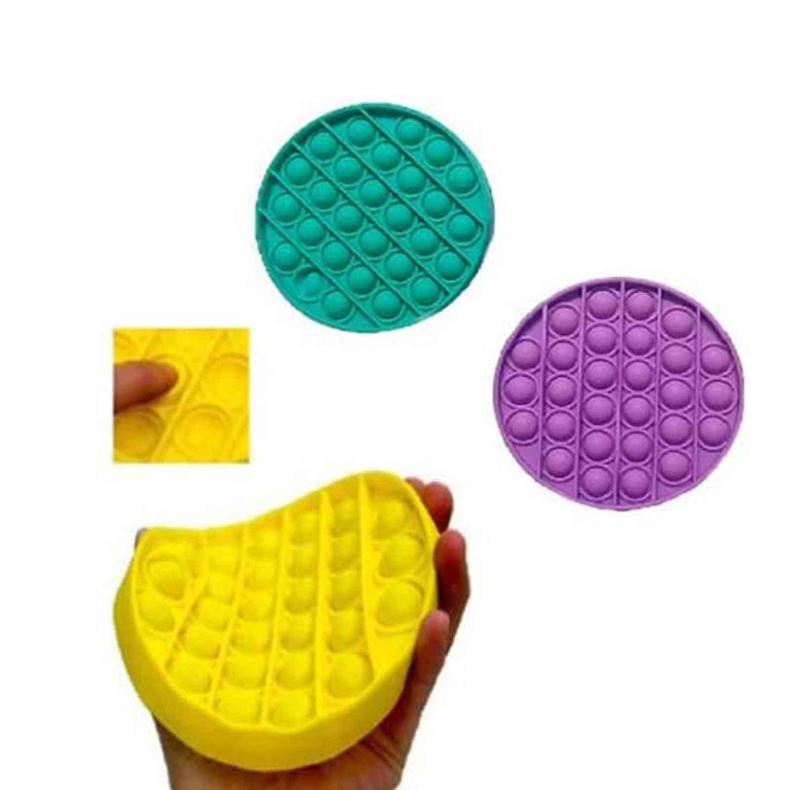 Children And Adults Anti-stress Push Bubble Fidget Autism Special Needs Sensory Fun Toy