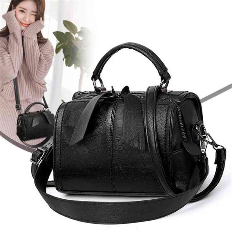 Women Leather Crossbody Small Messenger Bags, Cute Hand & Shoulder Bag