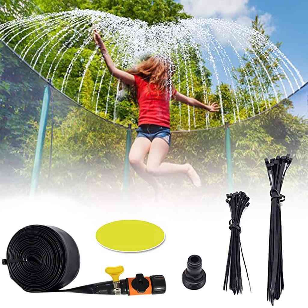 Trampoline Waterpark Sprinkler Outdoor Summer For Outside Fun Backyard