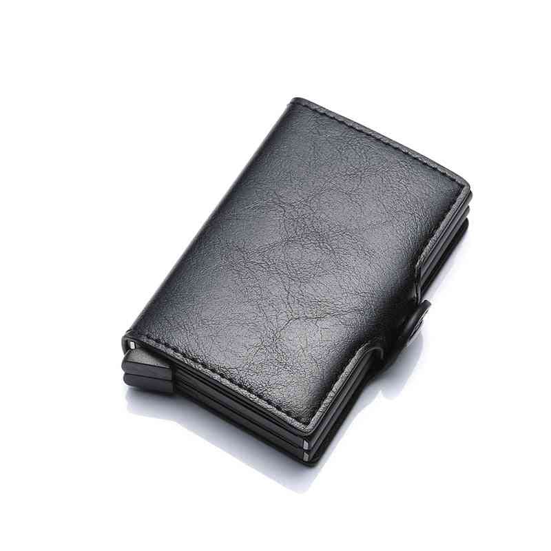 Carbon, Fiber, Leather Wallet Money Bag Purse Mini Card Holder