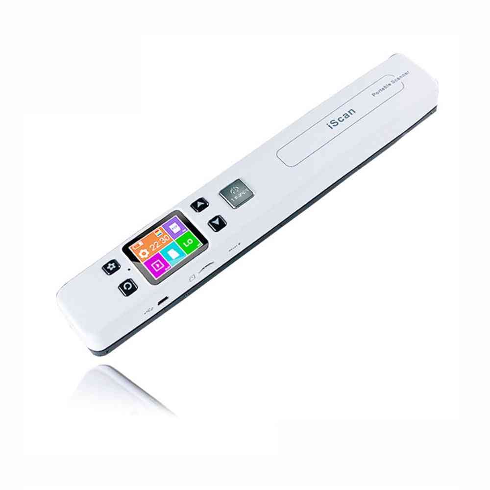 Document Scanner, Wifi Wireless Photo, Fine Resolution, Portable, Connected Jpg/pdf File Format