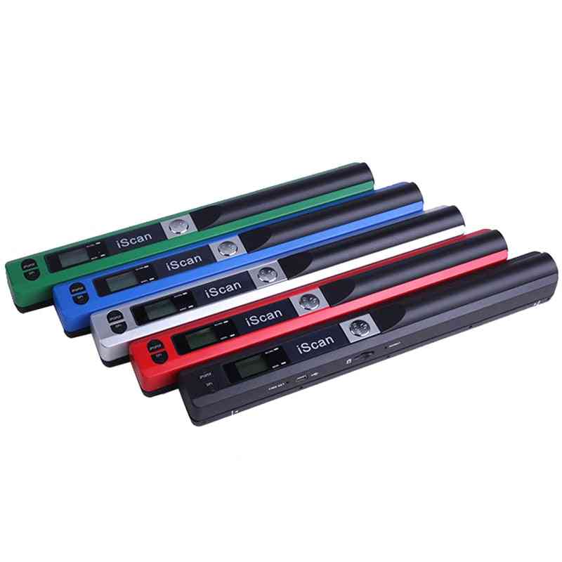 Mini Portable Scanner Lcd Display, Jpg/pdf Format Document, Image Iscan