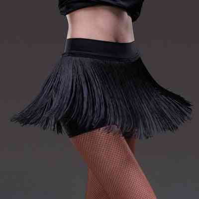Women Tassel Styles Latin Dance Skirt